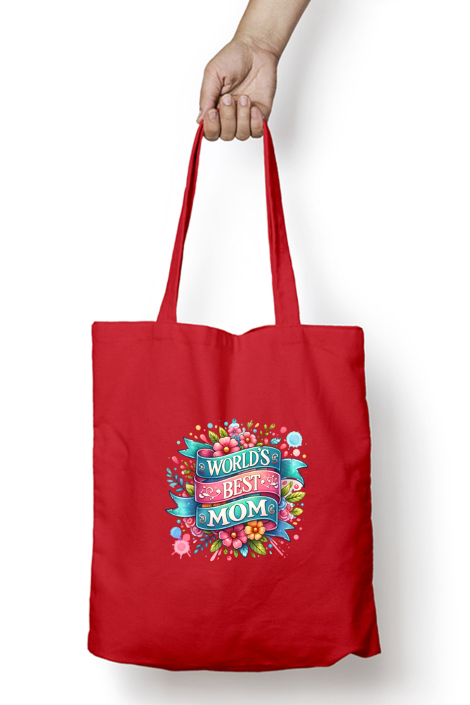 World's Best Mom - Tote Bags with Zipper