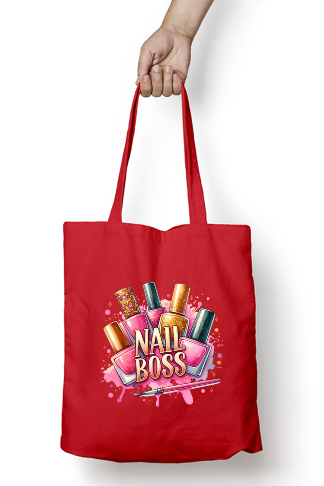 Nail Boss - Tote Bags with Zipper