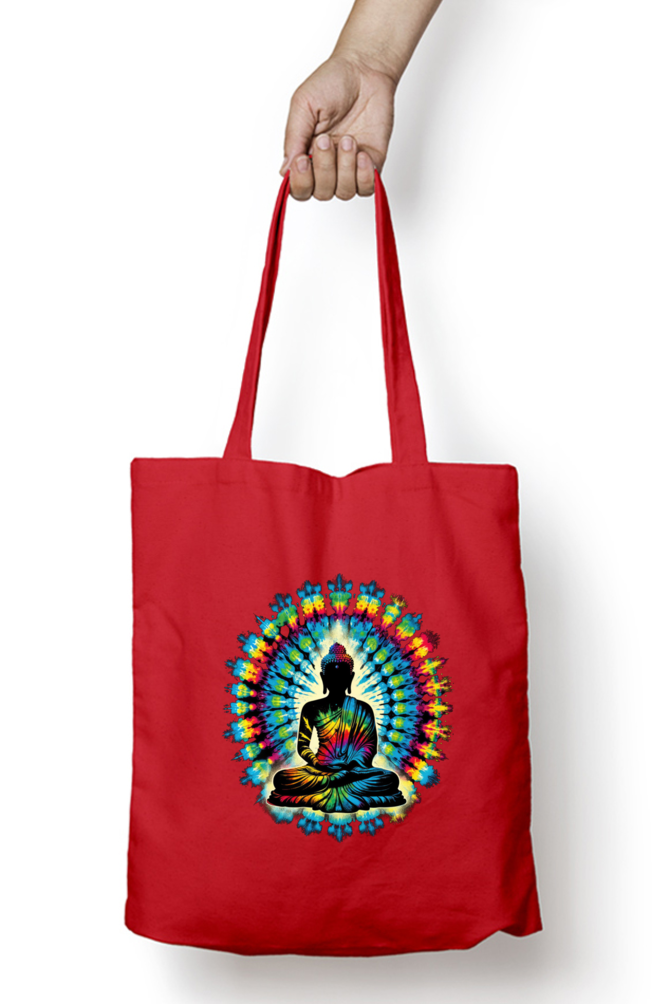 Buddhist Tote Bags with Zipper