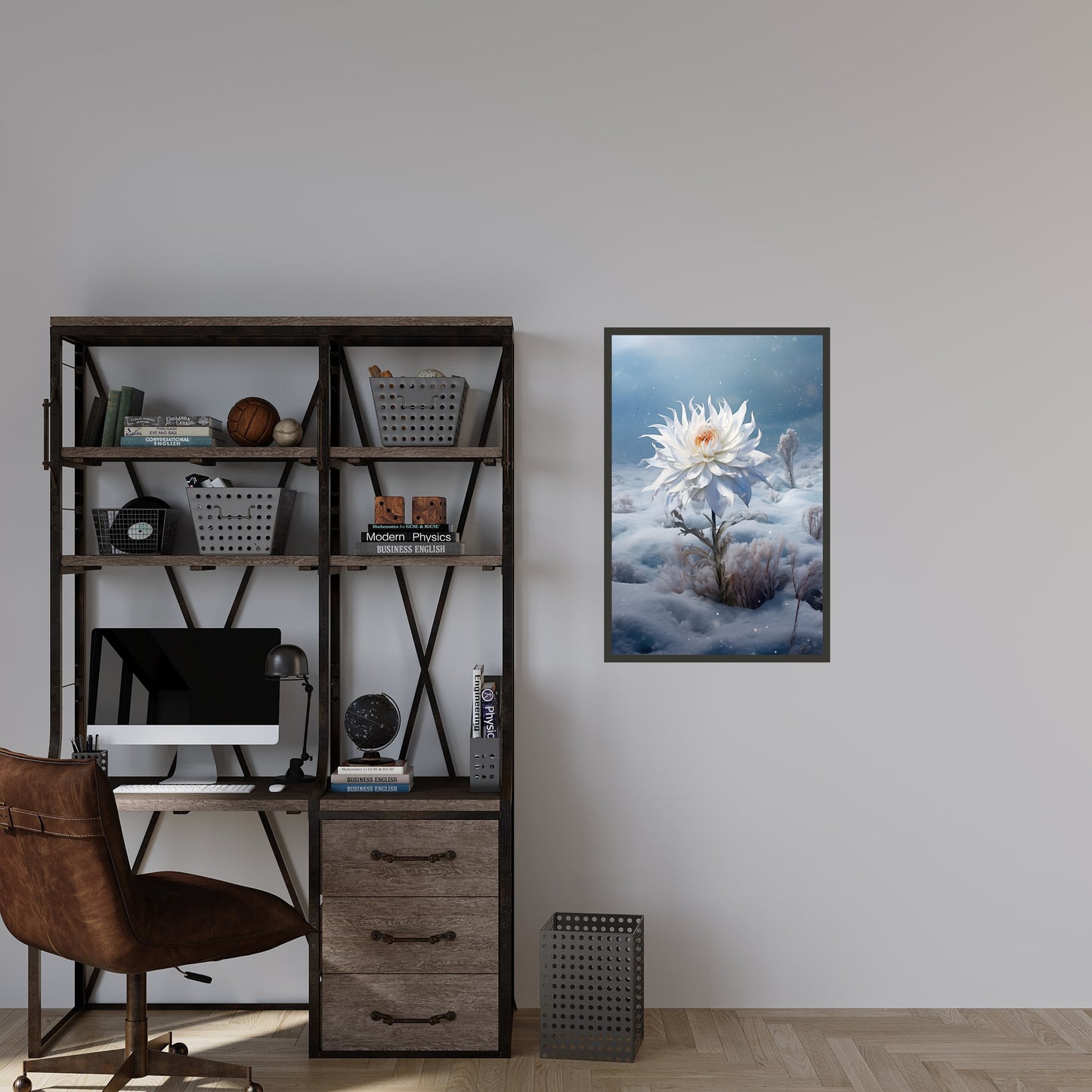 Winter Blossoms Flower Wall Art