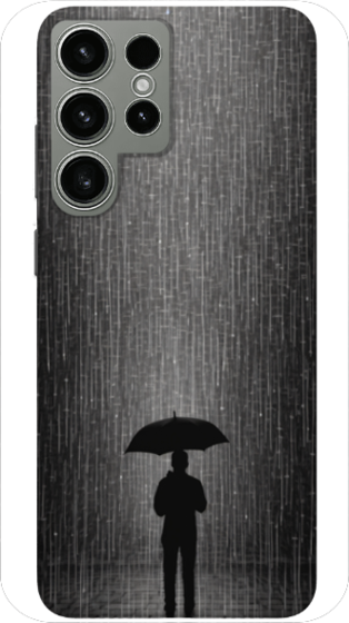 A Man standing in the Rain - Samsung Galaxy S23 Ultra Mobile Cases