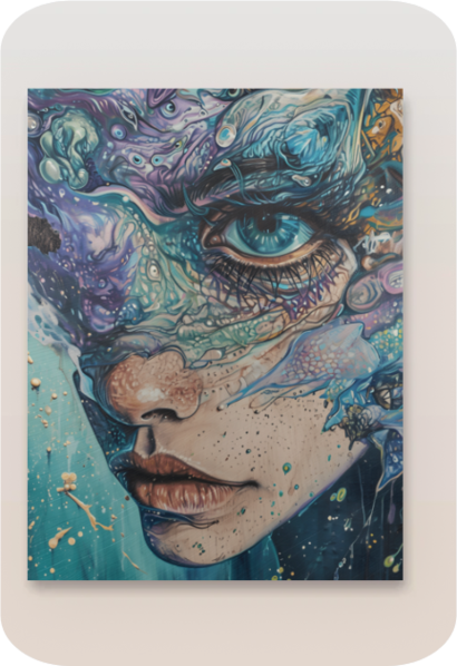 Metal Poster - Trippy Art