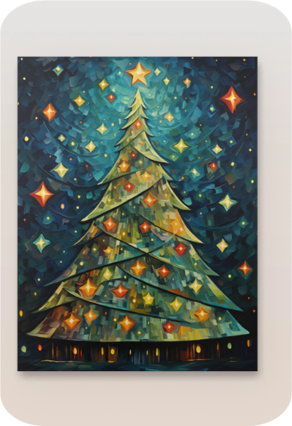 Metal Poster - Christmas Tree