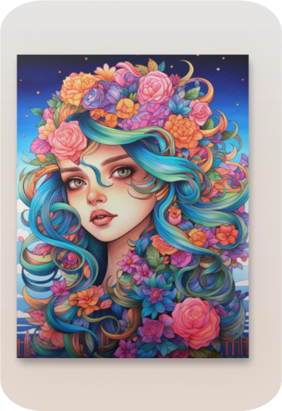 Metal poster - Anime Girl