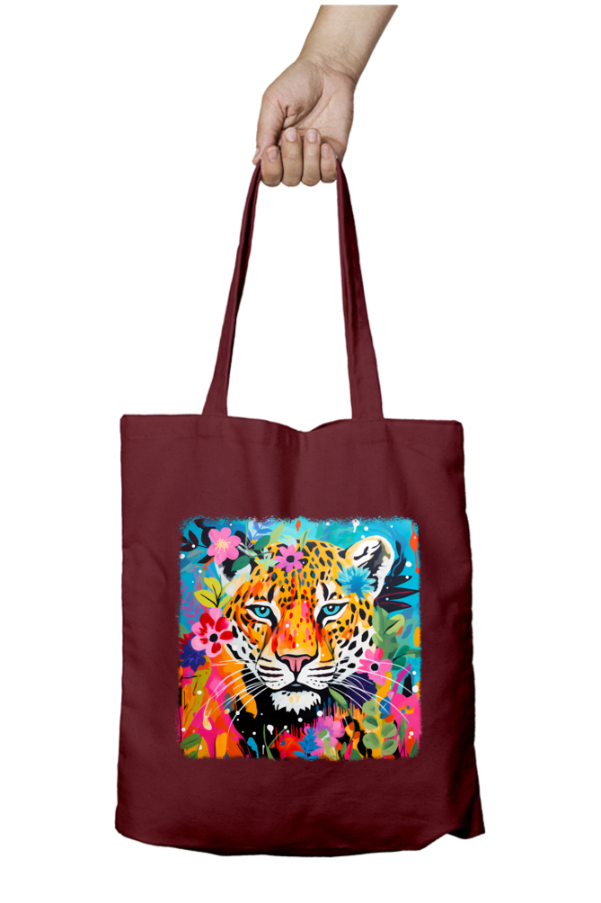 Cute Tiger Tote Bags with Zipper