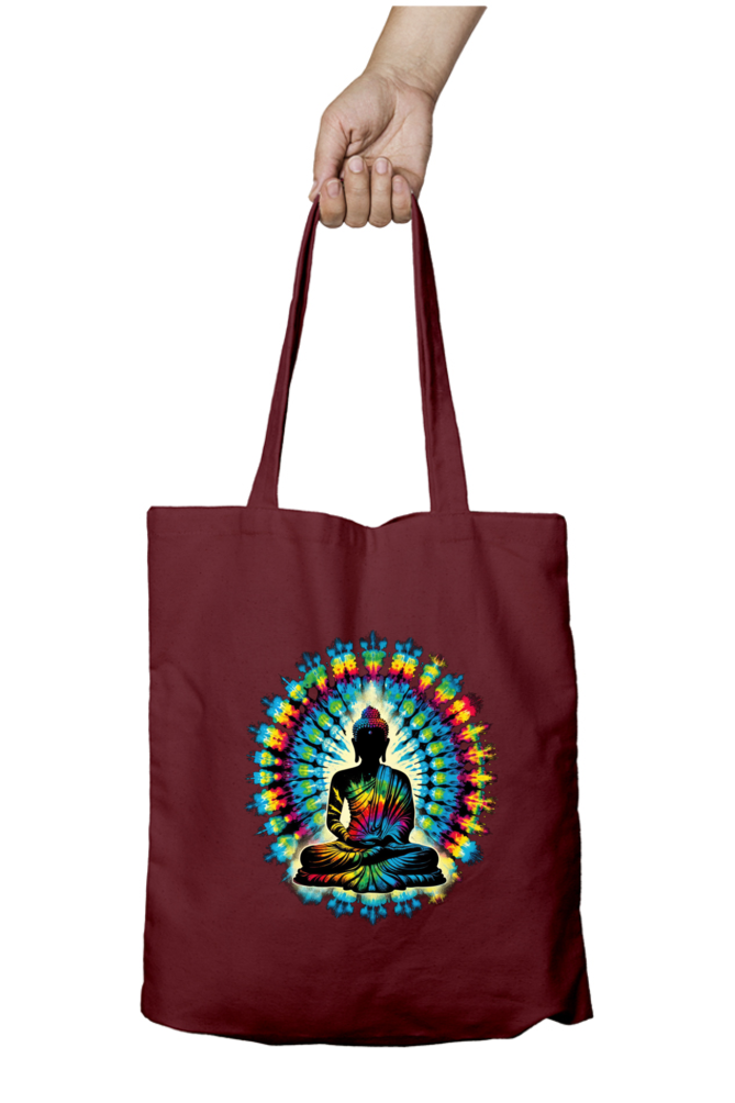 Buddhist Tote Bags with Zipper