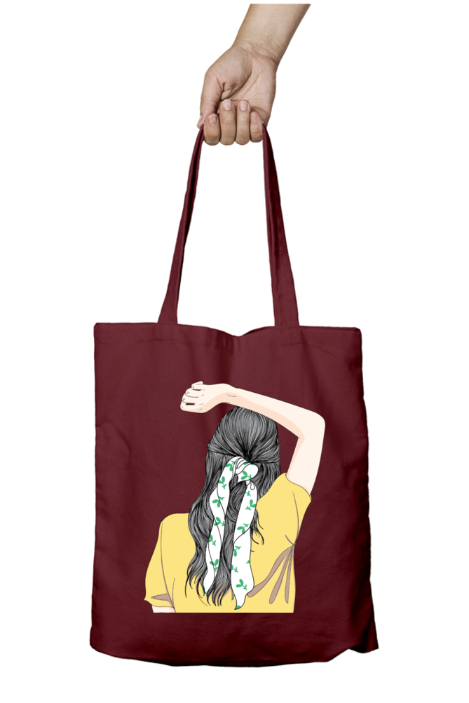 Beautiful Woman Tote Bags with Zipper