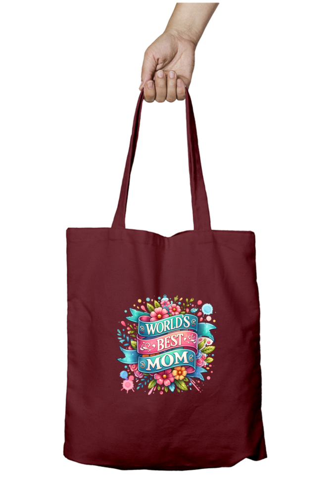 World's Best Mom - Tote Bags with Zipper