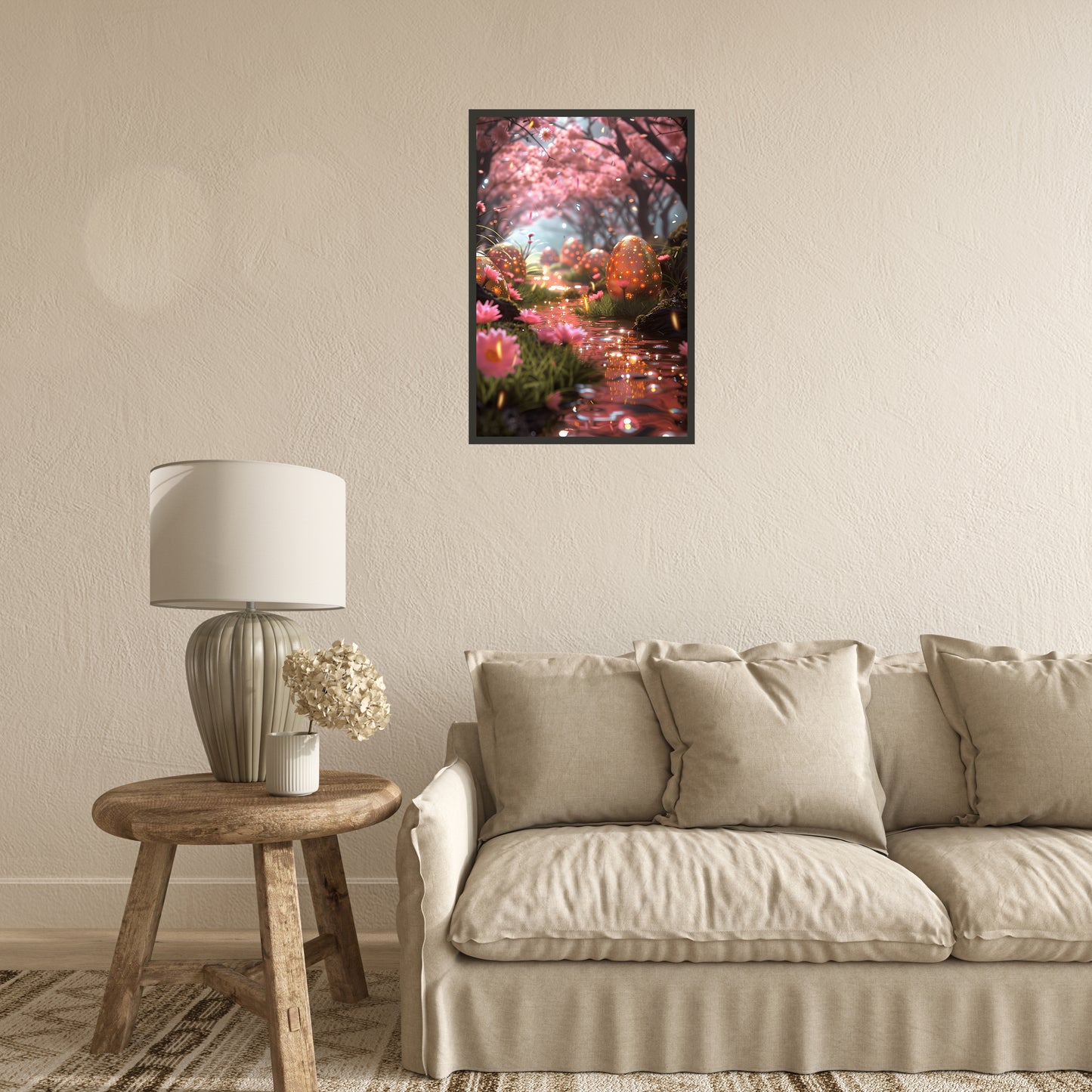 Fantasy Whimsical Easter Egg Wall Art