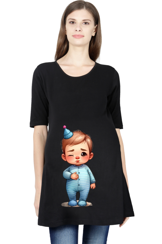 Baby in Tummy Maternity Half Sleeve T-Shirt
