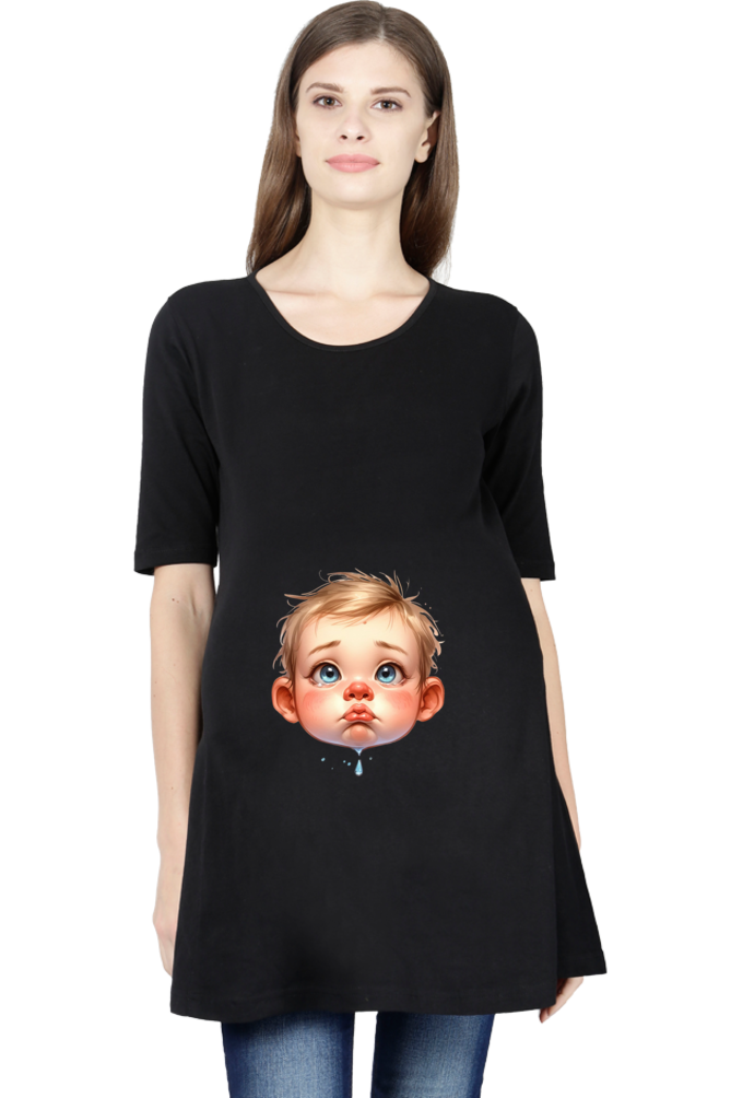 Baby in Tummy Maternity Half Sleeve T-Shirt