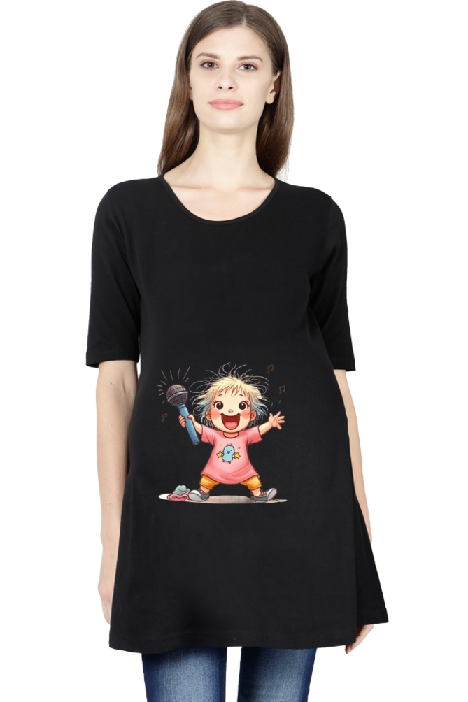 Baby in Tummy Maternity Half Sleeve T-Shirt
