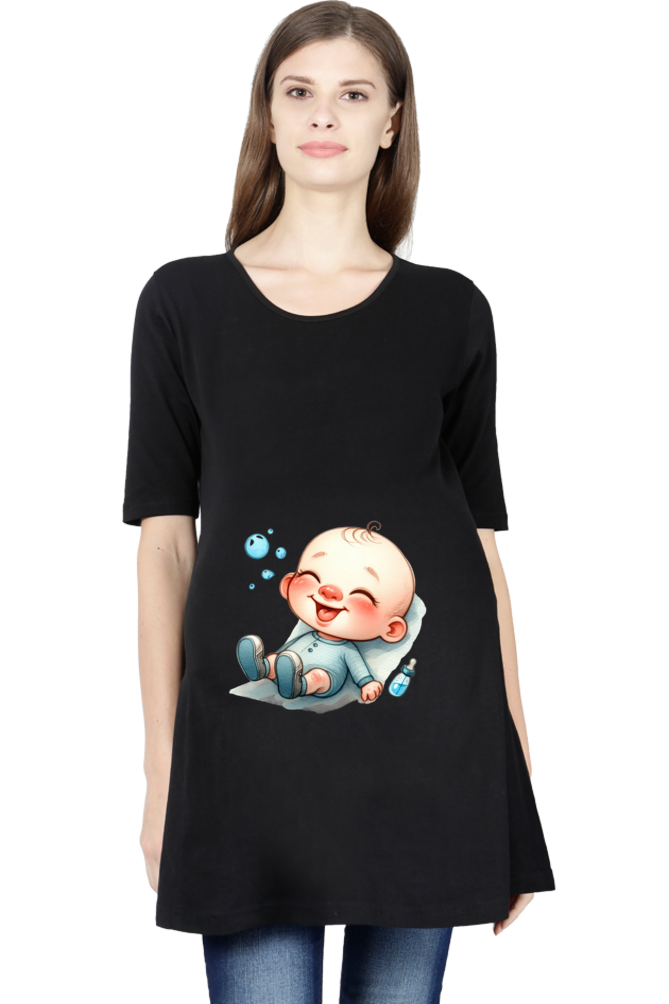 Baby in Tummy Maternity Half Sleeve T-Shirt
