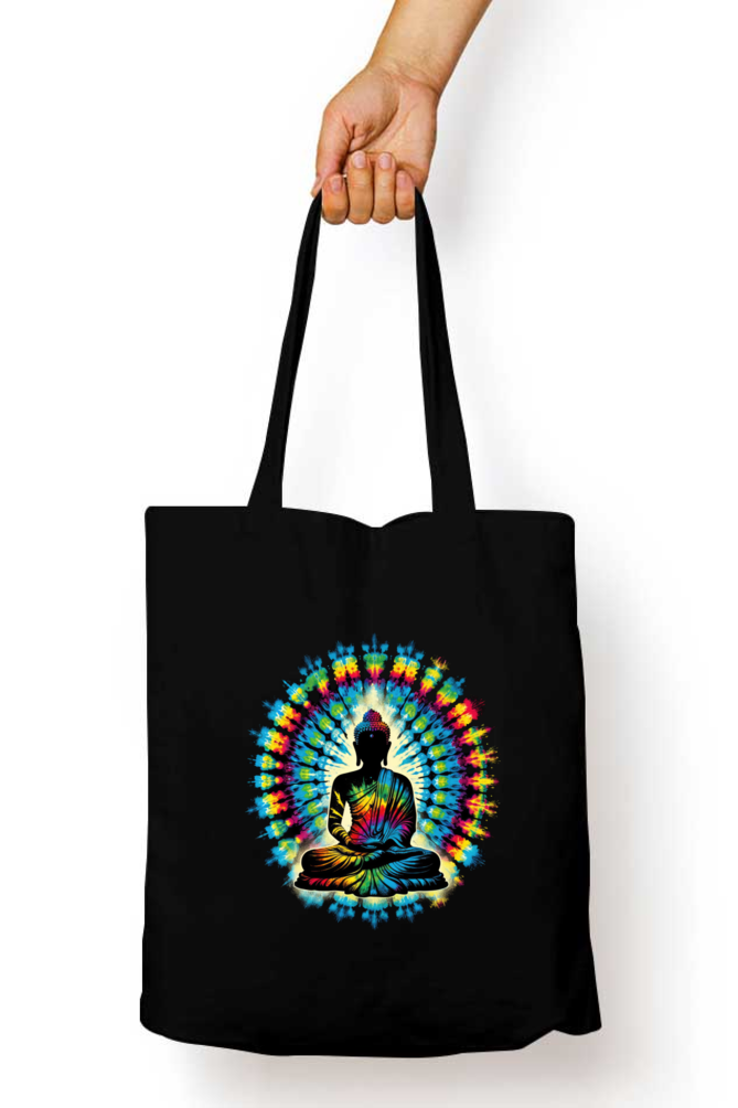 Buddhist Tote Bags with Zipper