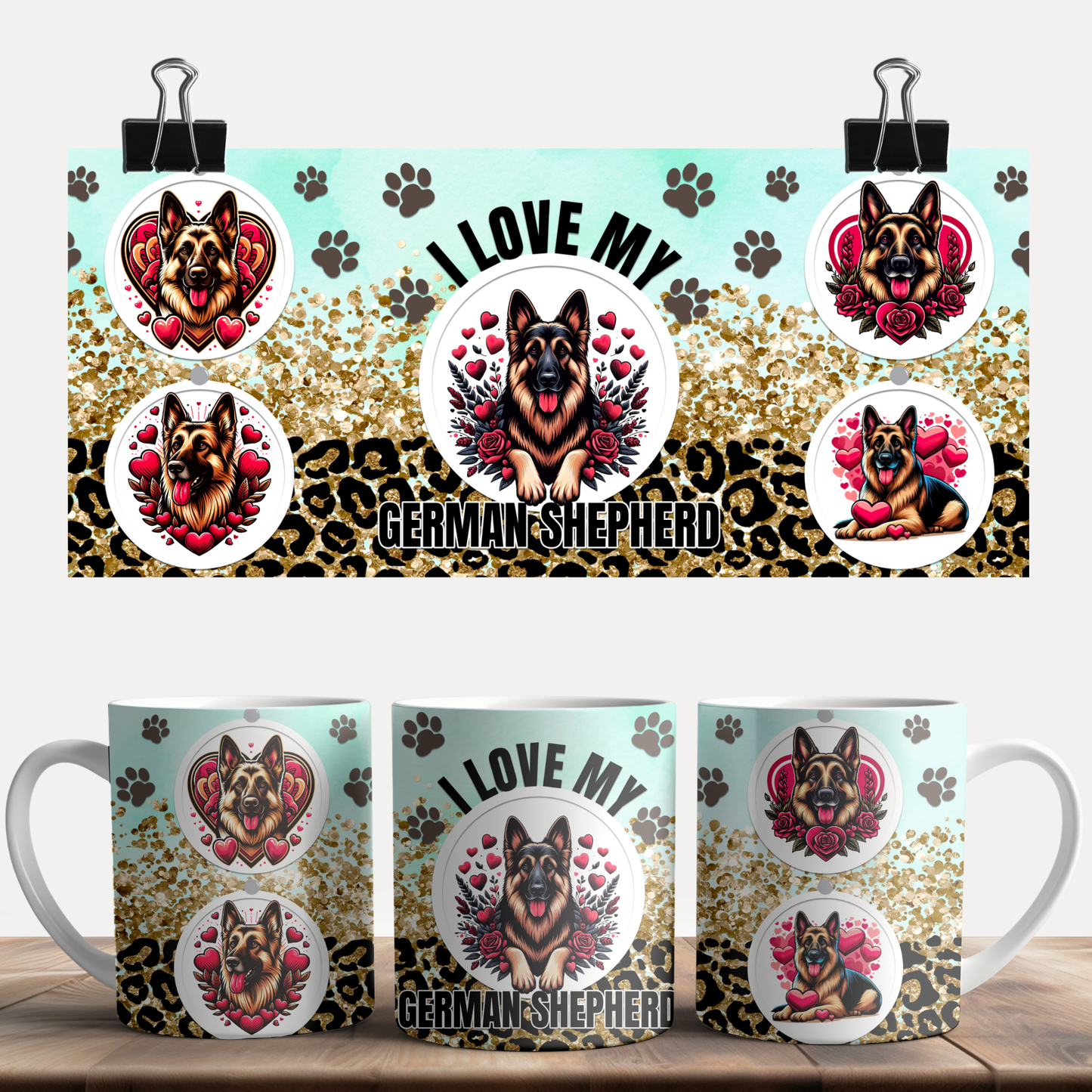 I love my german shephard Mug