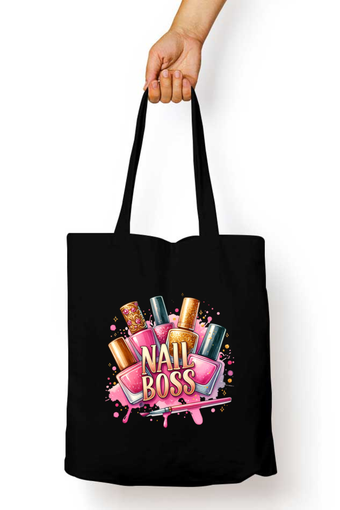 Nail Boss - Tote Bags with Zipper