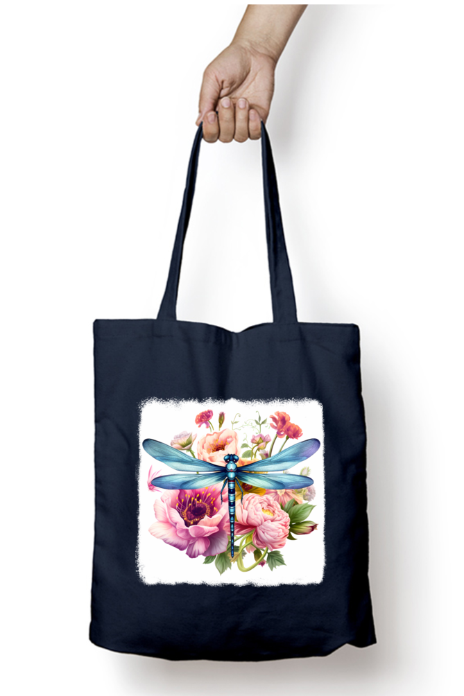 Dragon Fly Tote Bags with Zipper
