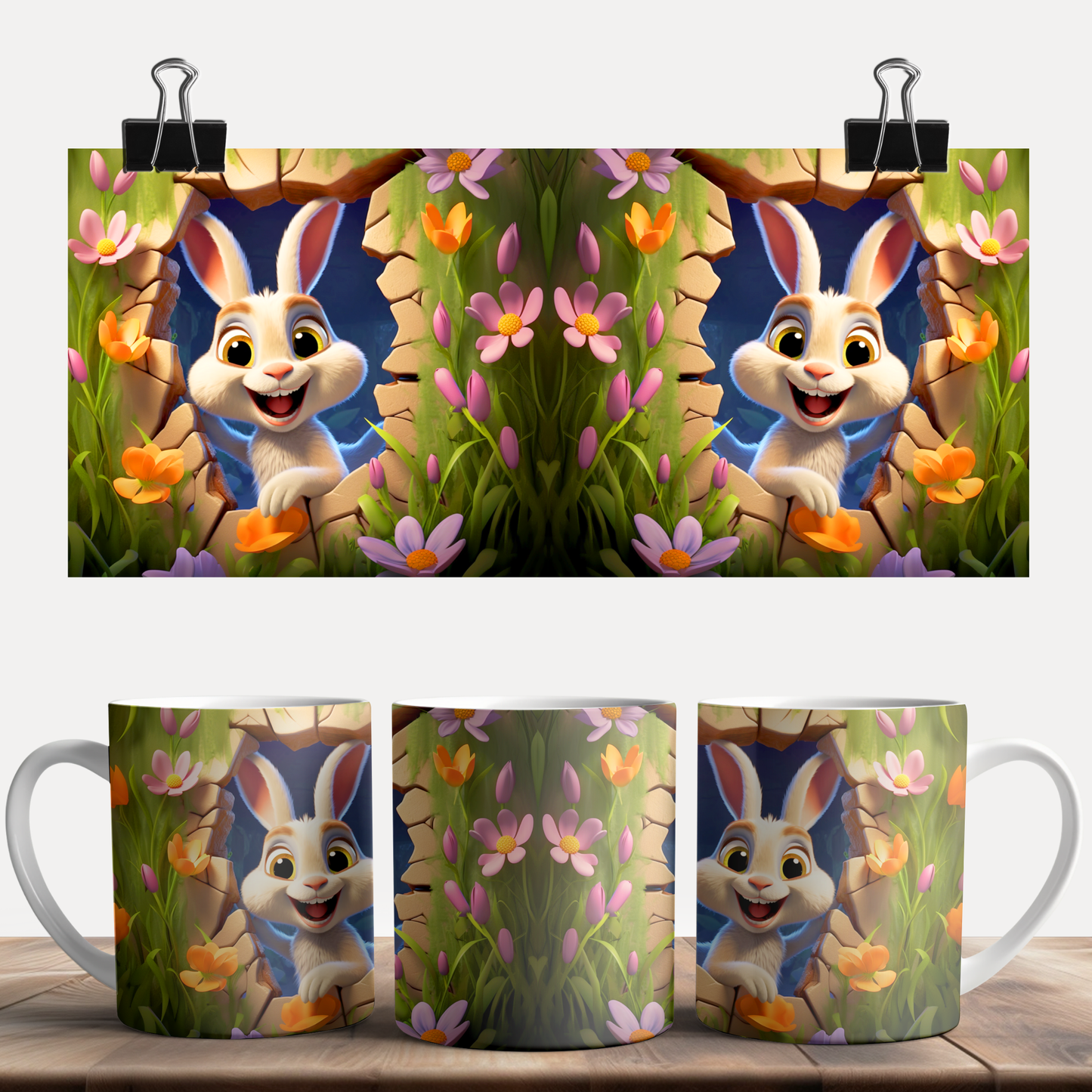 3D Animal Bunny Mug