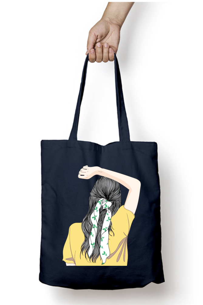 Beautiful Woman Tote Bags with Zipper