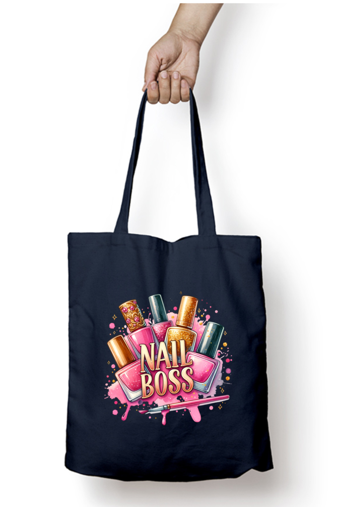 Nail Boss - Tote Bags with Zipper