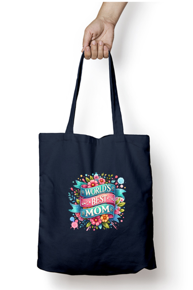World's Best Mom - Tote Bags with Zipper
