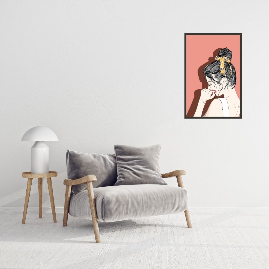 "Smiling Beauty at the Party" Wall Art