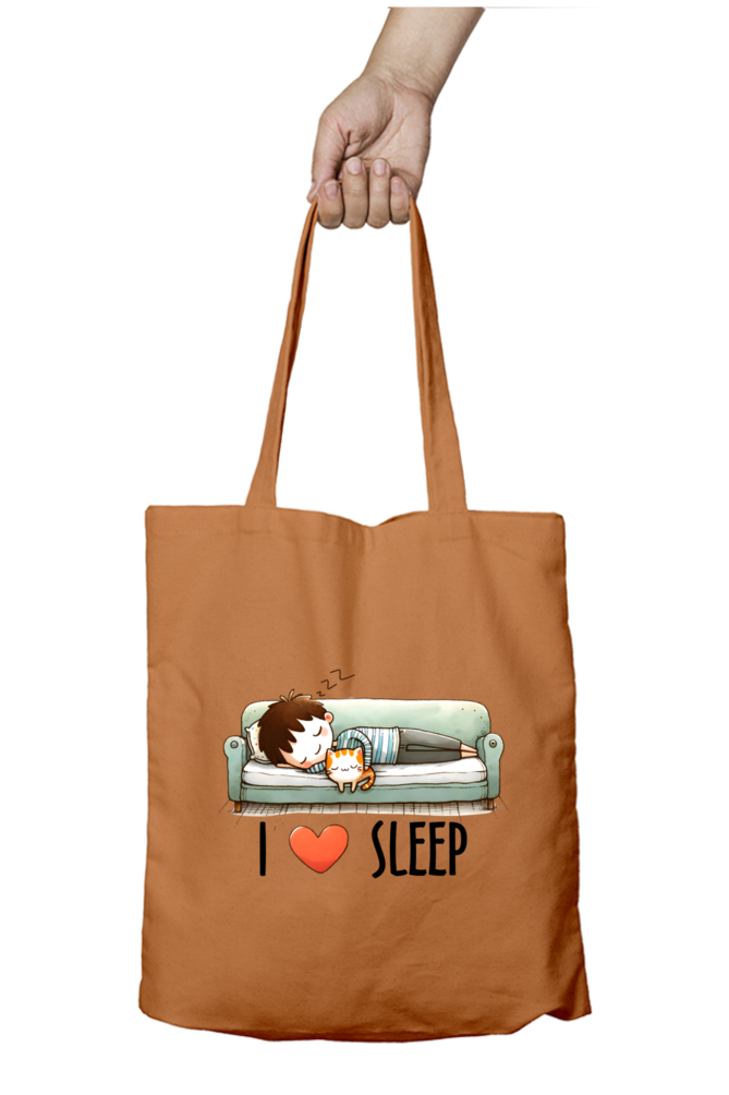 I Love Sleep - Tote Bags with Zipper