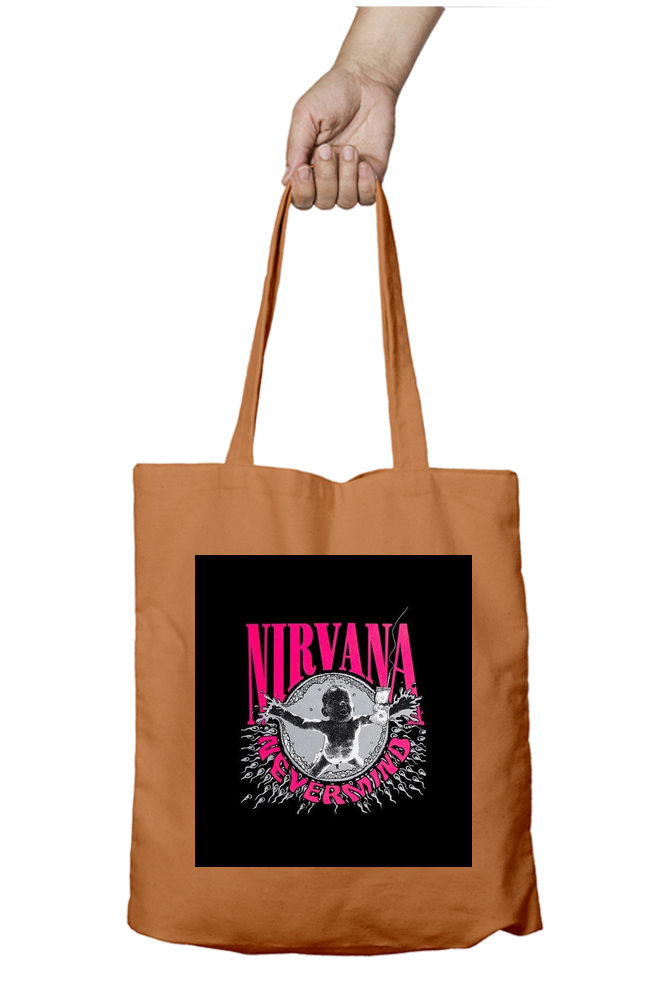 Nirvana Never Mind - Tote Bags with Zipper