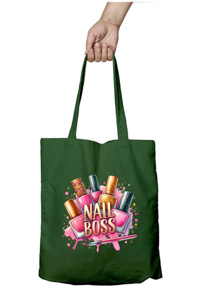 Nail Boss - Tote Bags with Zipper