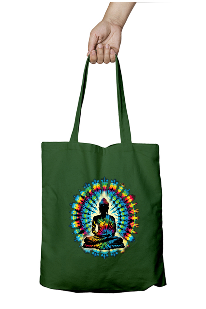 Buddhist Tote Bags with Zipper