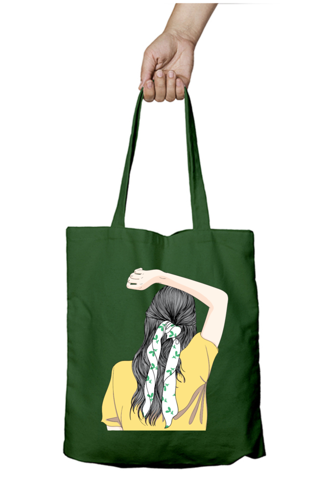 Beautiful Woman Tote Bags with Zipper