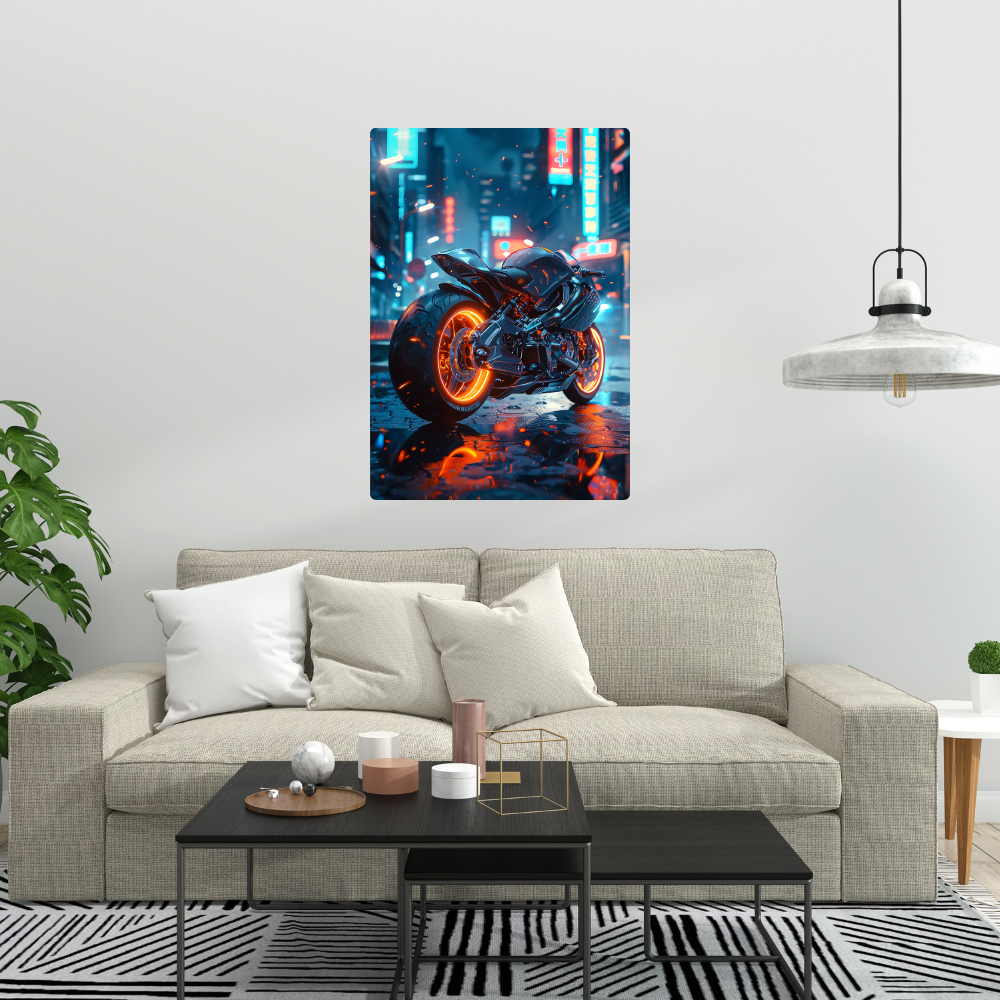 Metal Poster - Stylish Motorbike