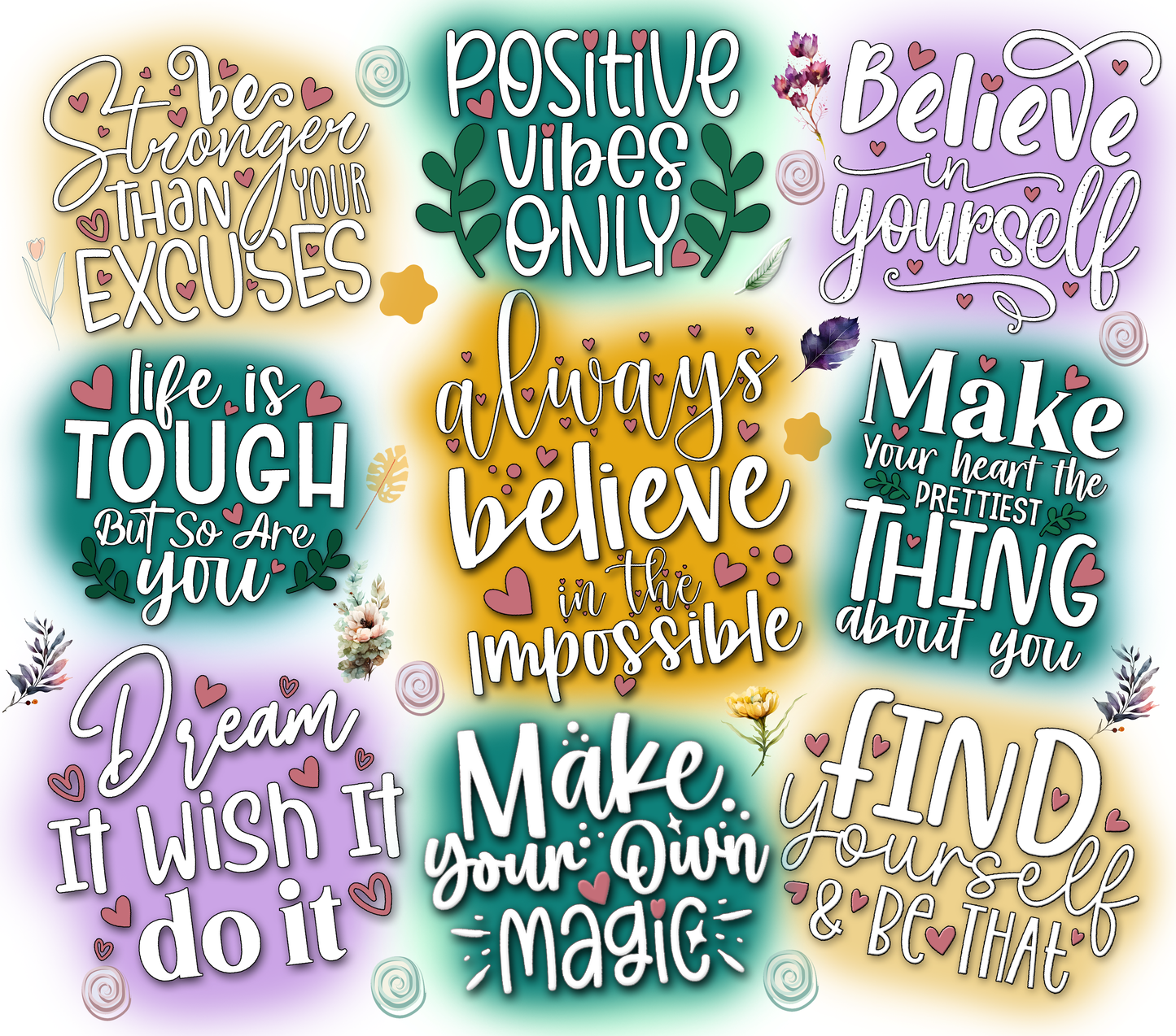 Inspirational Quotes Sipper Bottle