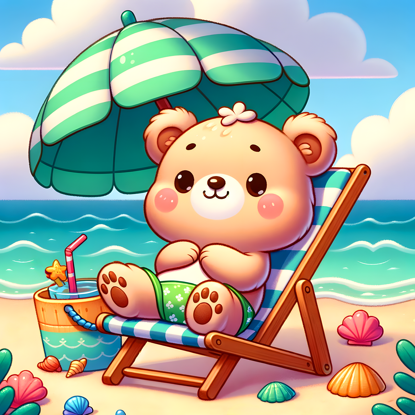"Summer Animals Kids Puzzle – 120-Piece Fun and Educational Nature-Themed Puzzle"
