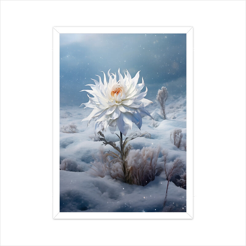 Winter Blossoms Flower Wall Art