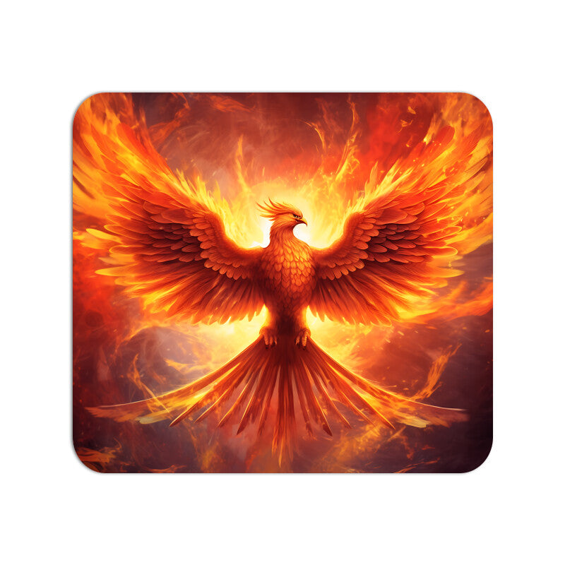 Fantasy Phoenix Fiery Mouse Pad