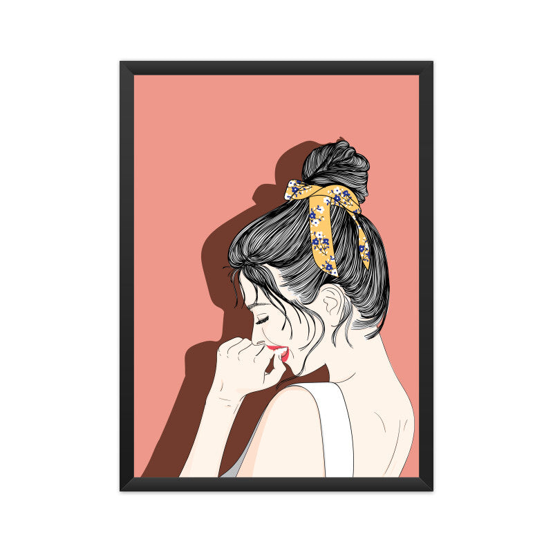 "Smiling Beauty at the Party" Wall Art