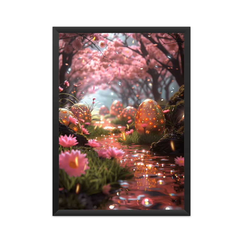 Fantasy Whimsical Easter Egg Wall Art