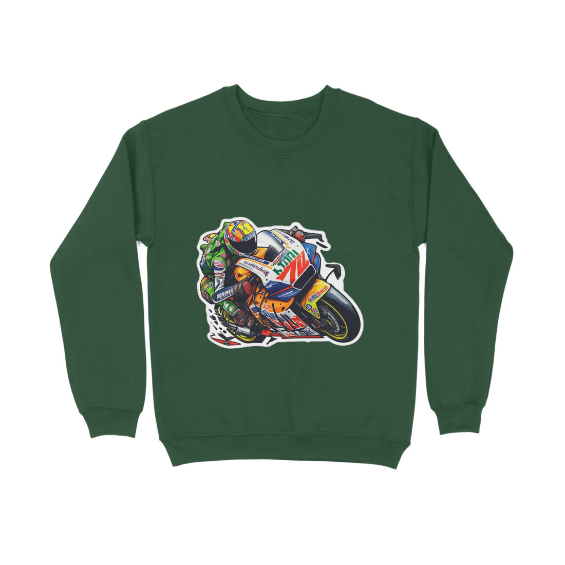 Motorbike Rider Sweatshirt for Men