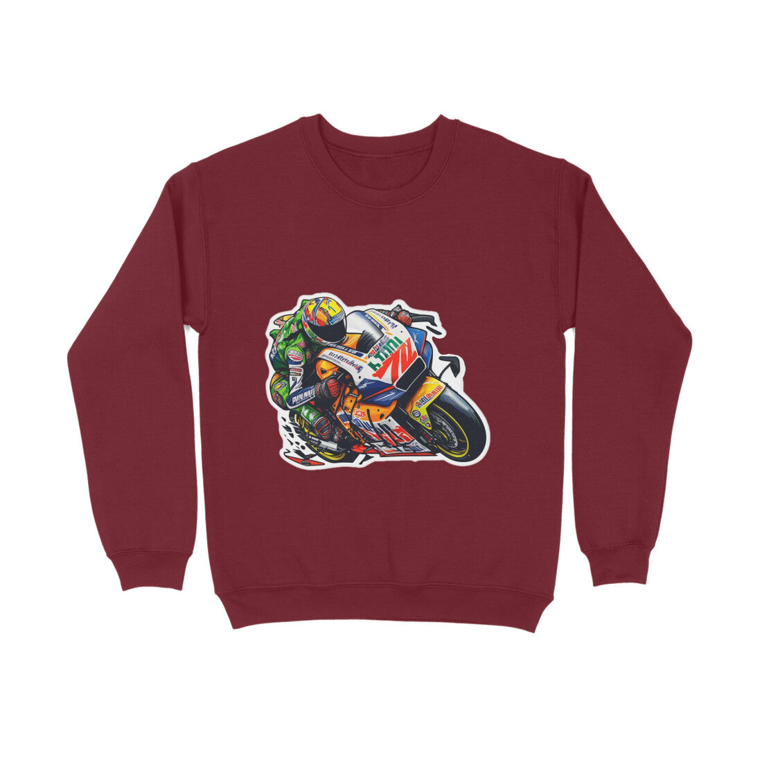Motorbike Rider Sweatshirt for Men