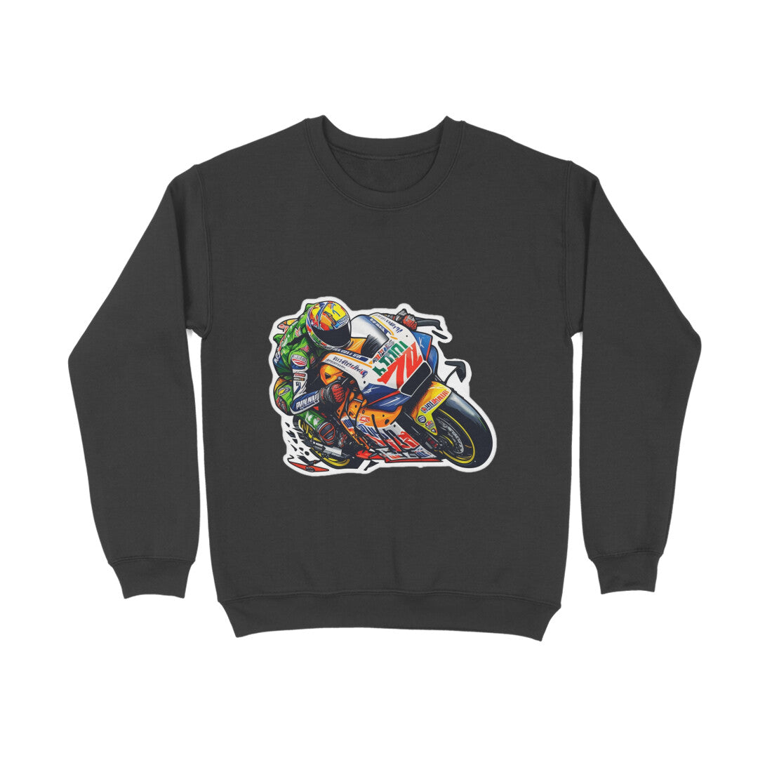 Motorbike Rider Sweatshirt for Men