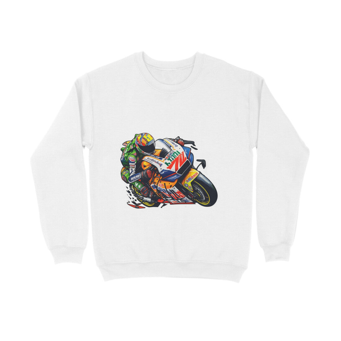 Motorbike Rider Sweatshirt for Men