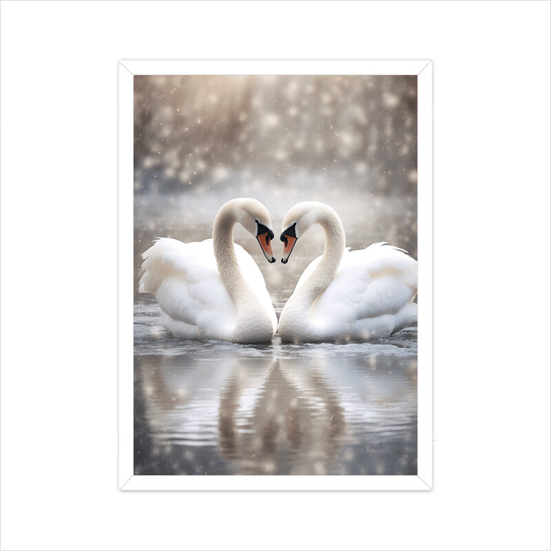 Romantic Swan Wall Art