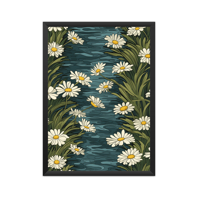 Whimsical Daisy Flowers Wall Art