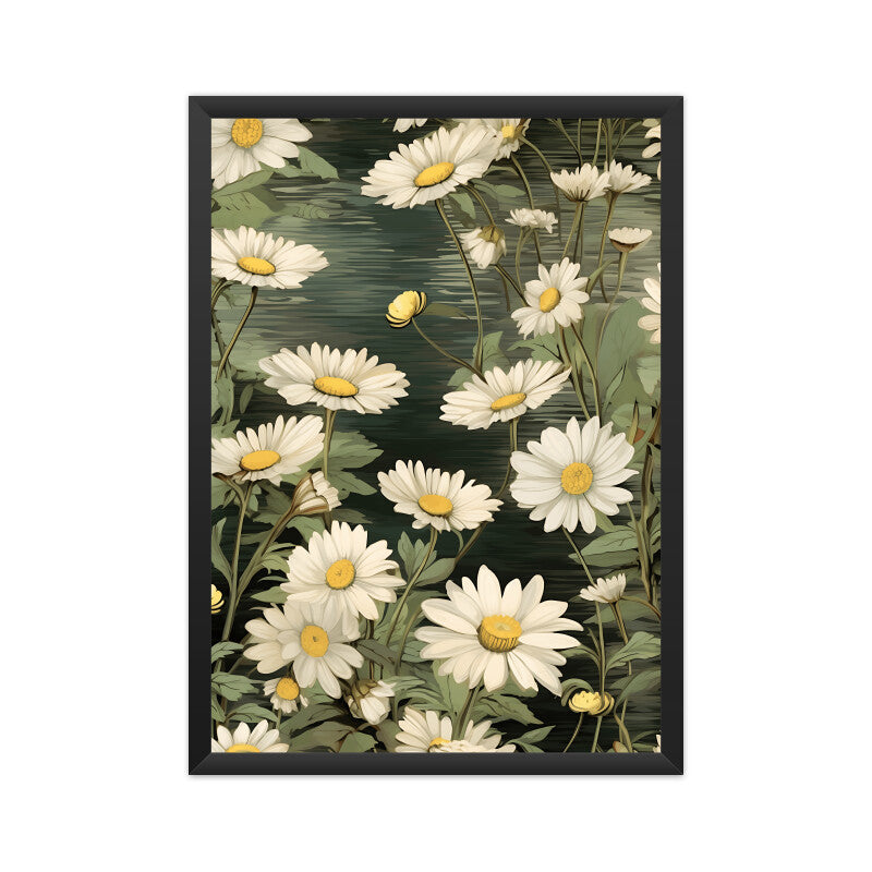 Whimsical Daisy Flowers Wall Art