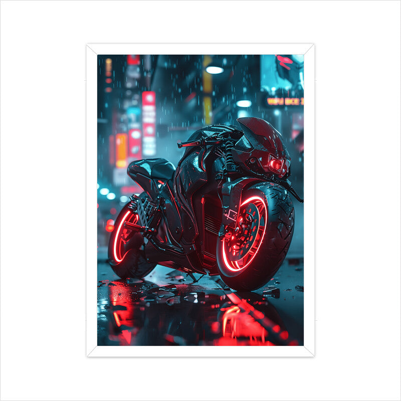 Stylish Motorbike Wall Art