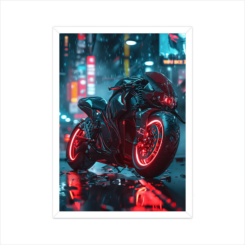 Stylish Motorbike Wall Art