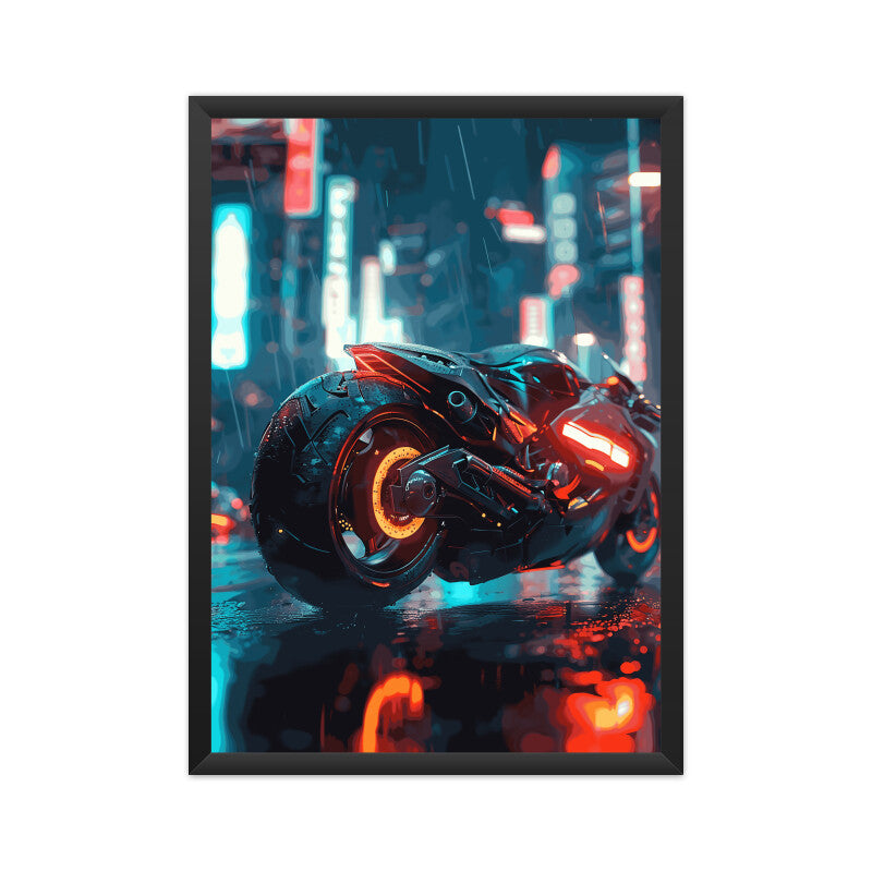 Stylish Motorbike Wall Art