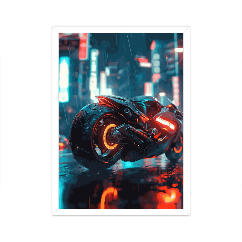 Stylish Motorbike Wall Art
