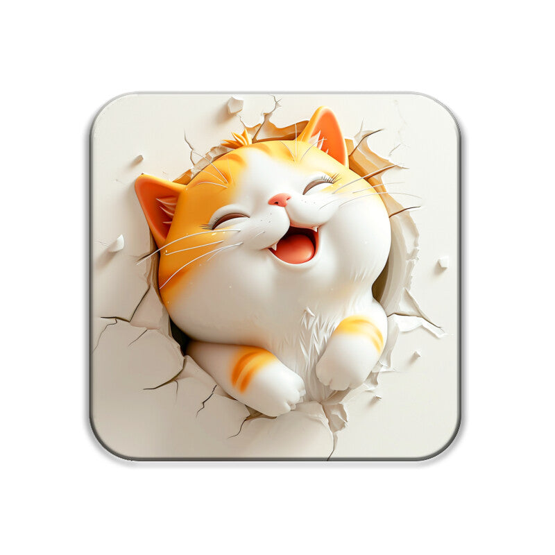Cat Square Coaster